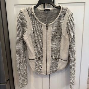 Drew Women's Textured Knit Zip-Up Jacket, XS